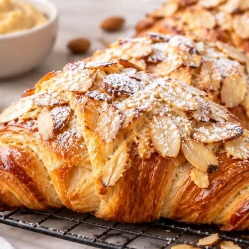 Almond Croissant with Almond Paste