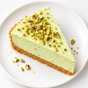 No-Bake Pistachio Cheesecake