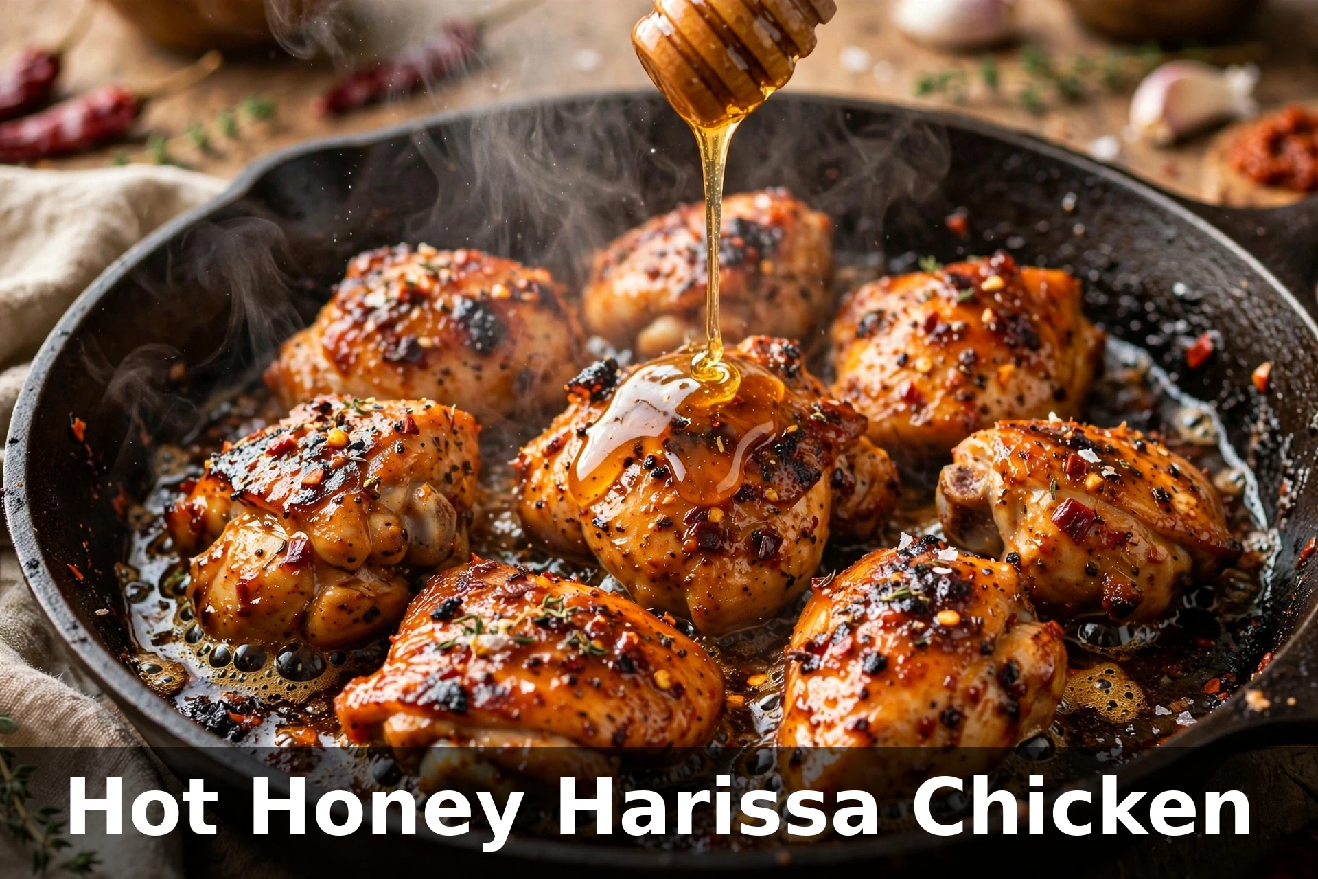 Hot Honey Harissa Chicken Recipe (Sweet & Spicy) - inarticle-2