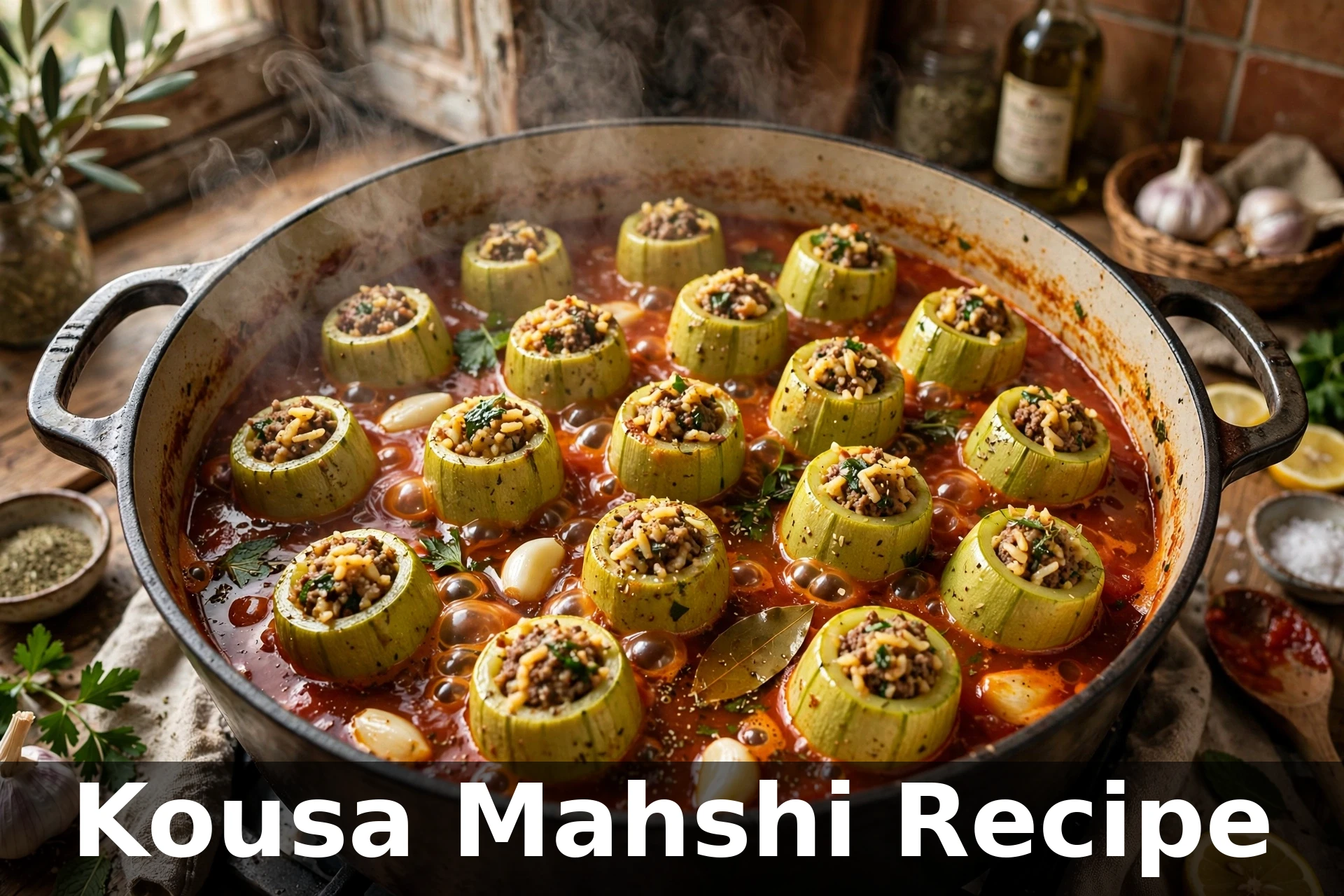 Lebanese Kousa Mahshi (Stuffed Zucchini) Recipe - inarticle-2